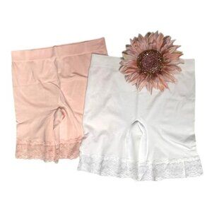 Breezies Seamless Smoothing Mid-Thigh Short Set of 2